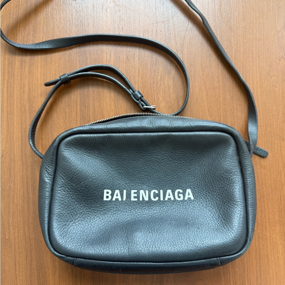Balenciaga Black Leather Bag
